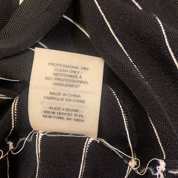 Alice + Olivia Striped Sleeveless Midi Dress - Picture 12 of 13